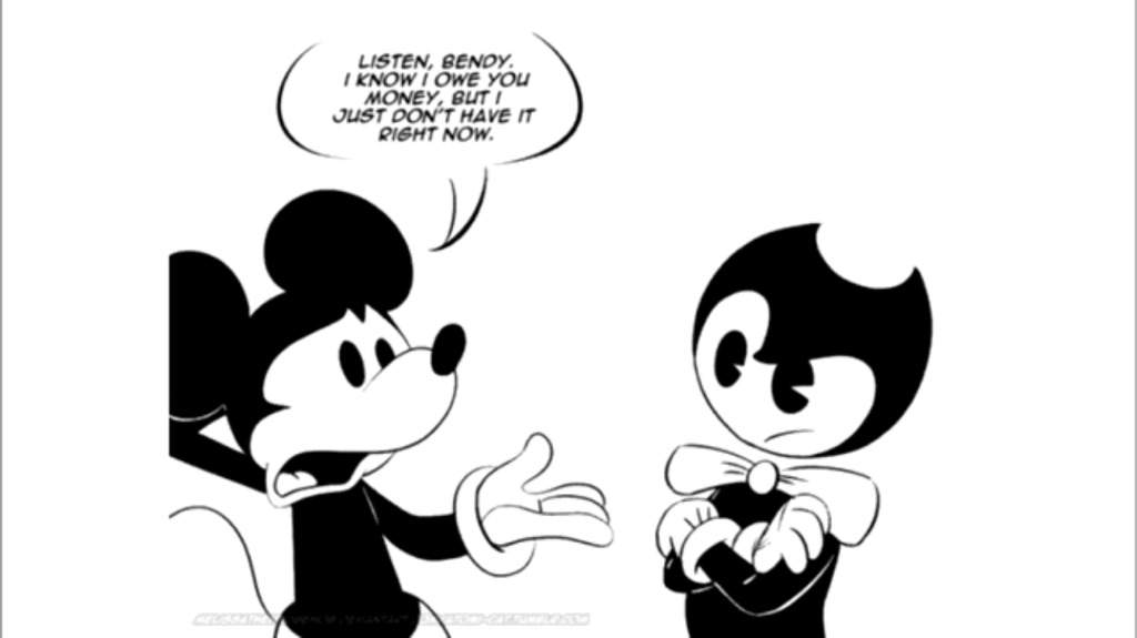 Me And Mickey Mouse Bendy And The Ink Machine Amino 