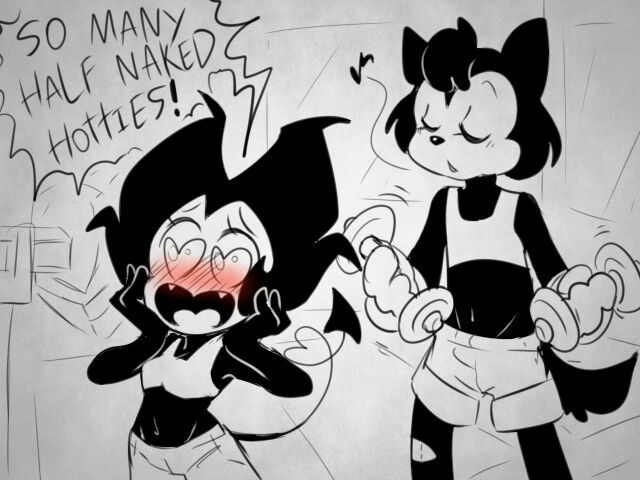 Genderbent Bendy And Boris Also Known As Brinda And Boria Bendy And 3934