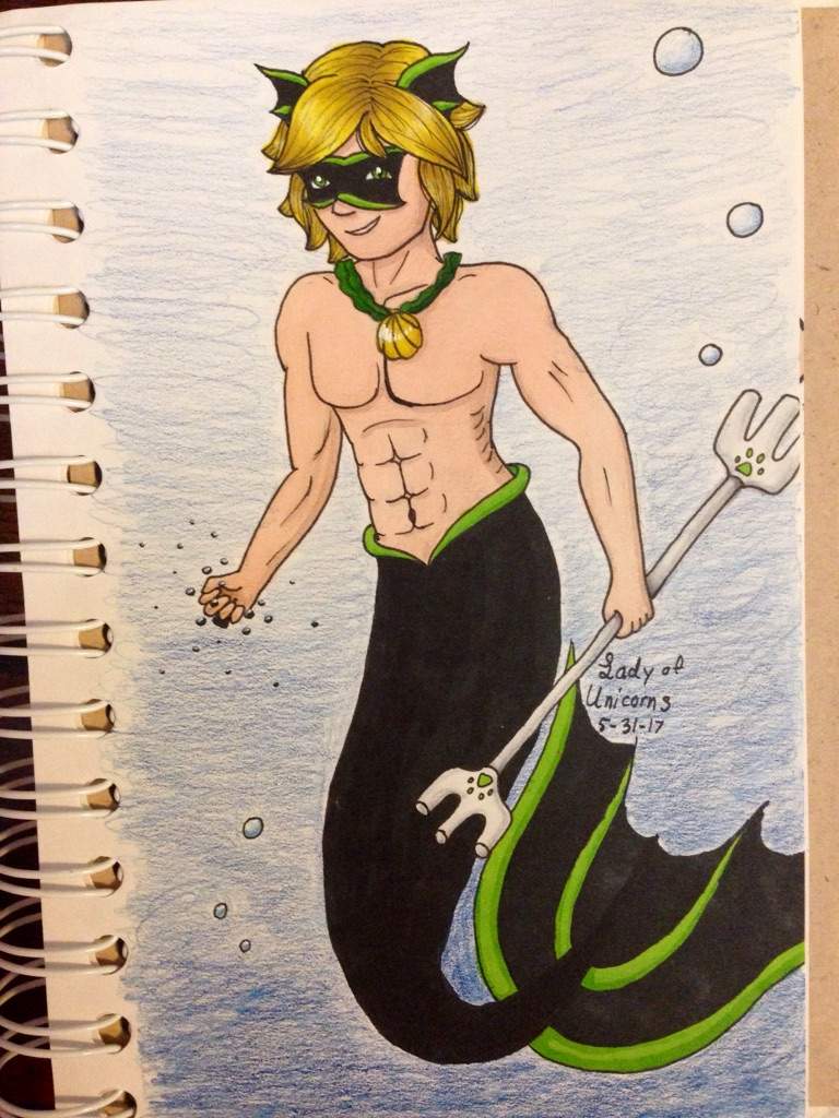 Chat Noir Merman | Miraculous Amino