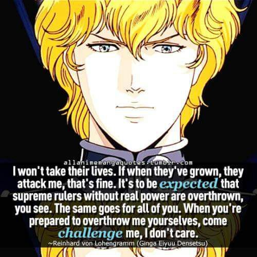 Reinhard von Lohengramm | Anime Amino