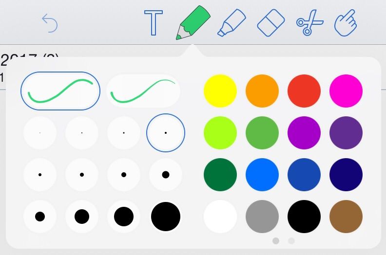 notability color codes