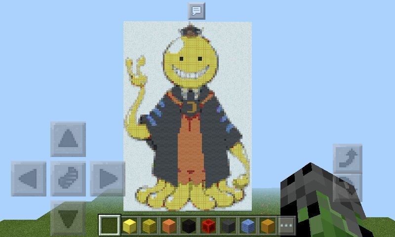 Koro-sensei pixel art  Minecraft Amino