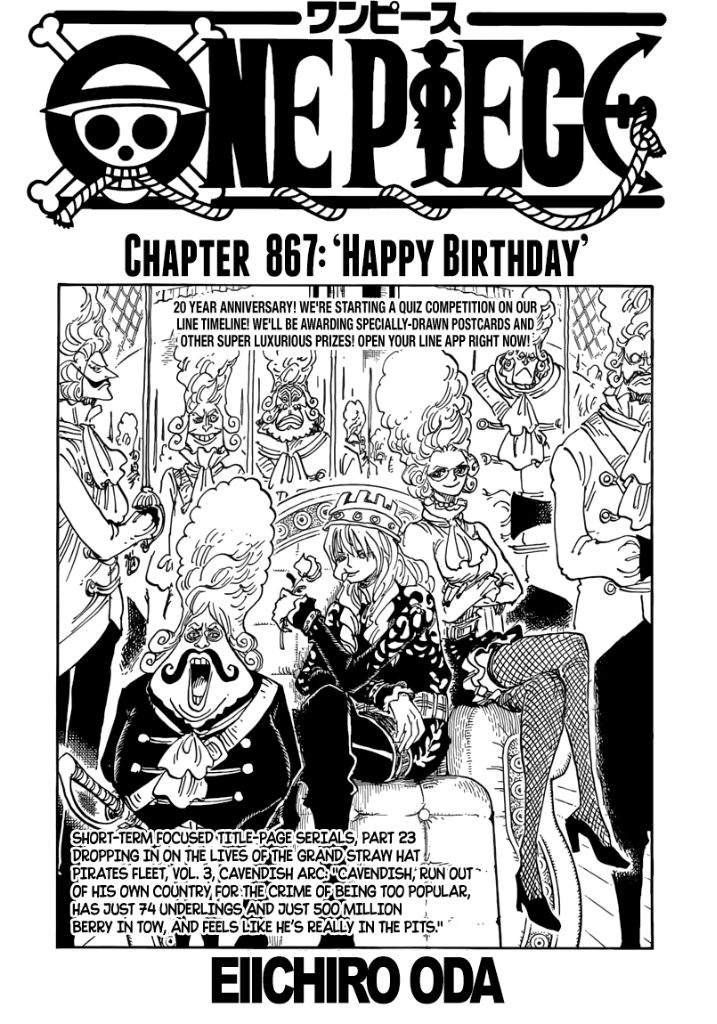 One Piece Chapter 867 One Piece Amino
