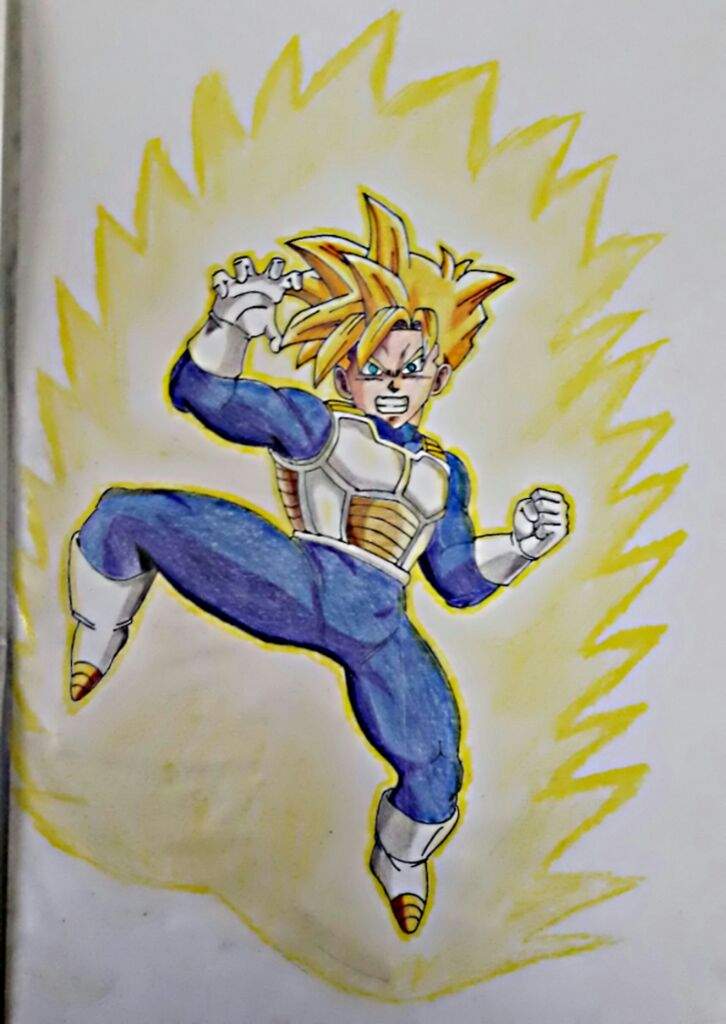 Gohan Super Saiyayin con colores de madera | •Arte Amino• Amino