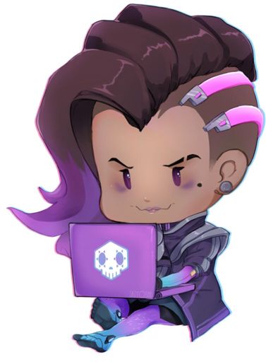 Sombra, Mejor Hacker (Chibi) | Overwatch Amino