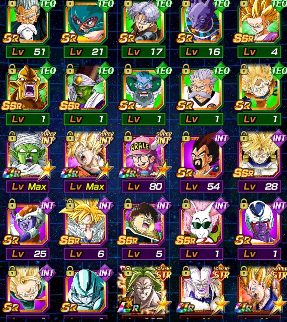 My Dokkan Battle Character List | GeekMe Amino