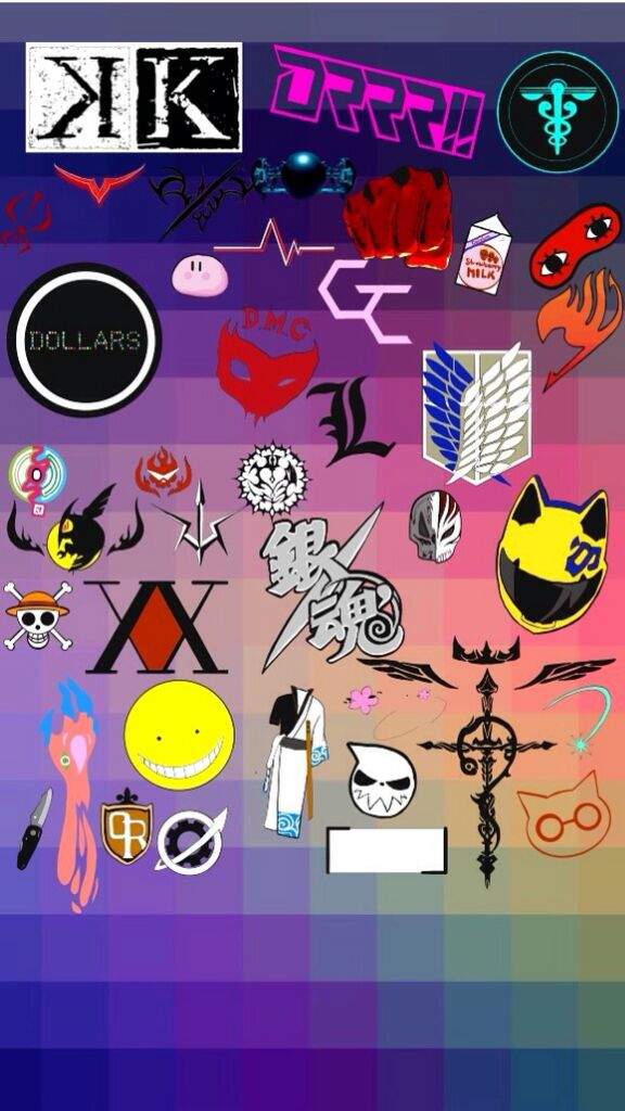 cool anime wallpaper symbols