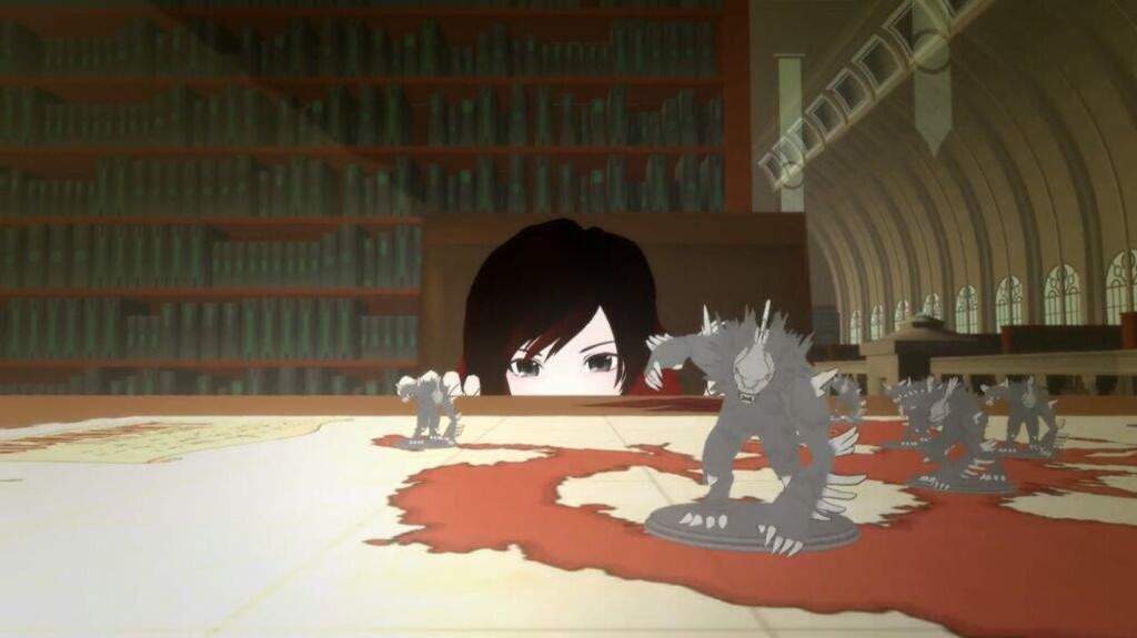 rwby alpha beowolf statue