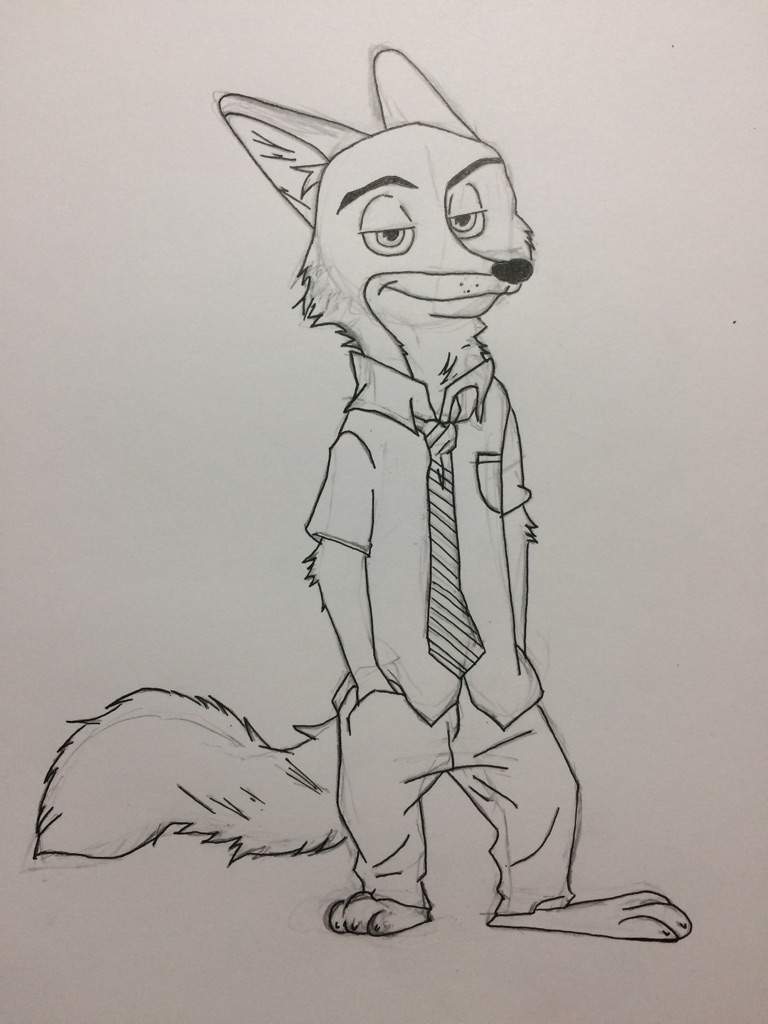 Nick Wilde Zootropolis Drawing | Disney Amino