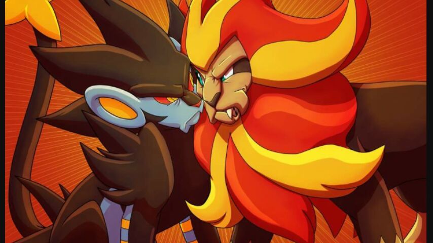 Pyroar Vs Luxray Pokemon Amino