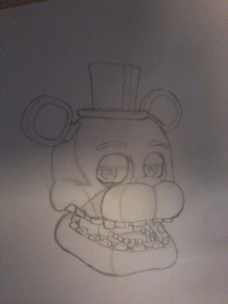 Withered Freddy (sketch Drawing) 