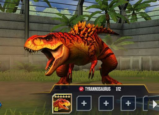 Tyrannosaurus Nivel 40 | Jurassic World The Game | ⚪Jurassic Park Amino ...