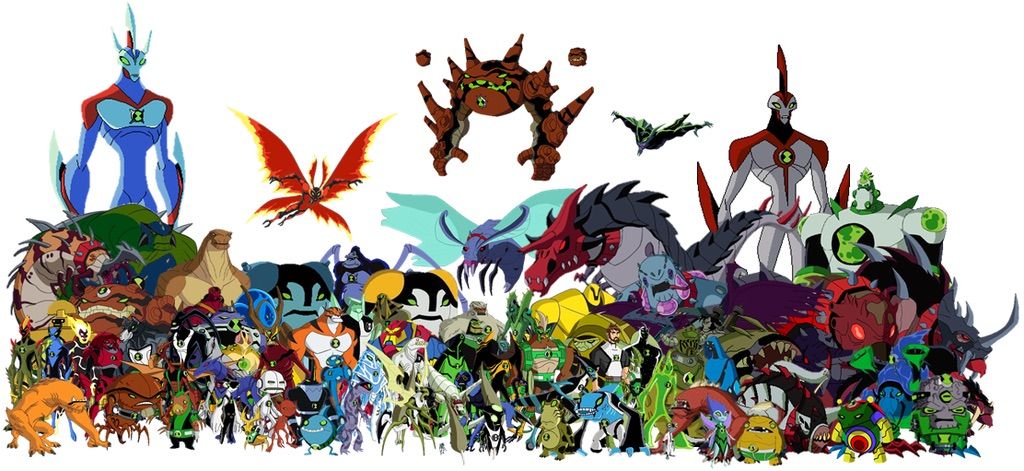 ben 10 ben 10 omniverse all aliens names and pictures