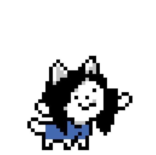 Temmie pixel art | Undertale Amino