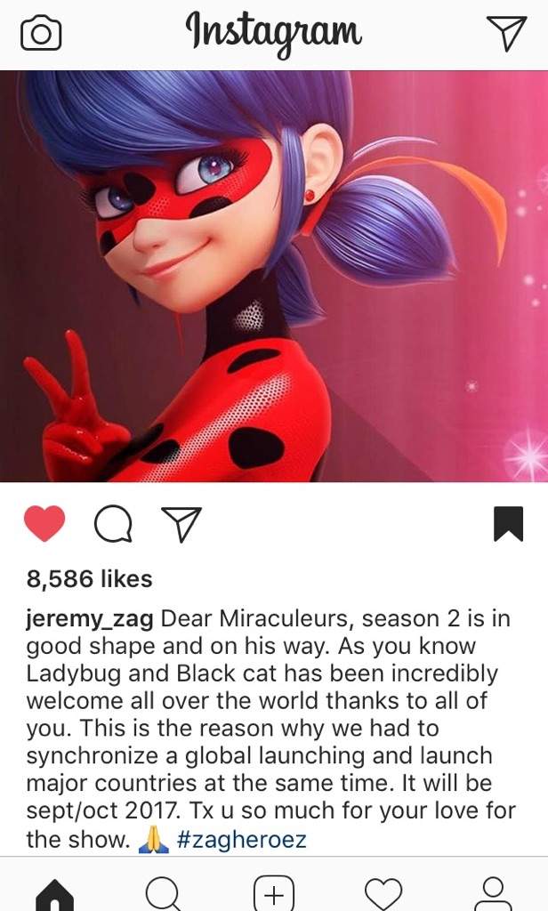 Miraculous Ladybug News Regarding Season 2 And On Cartoon