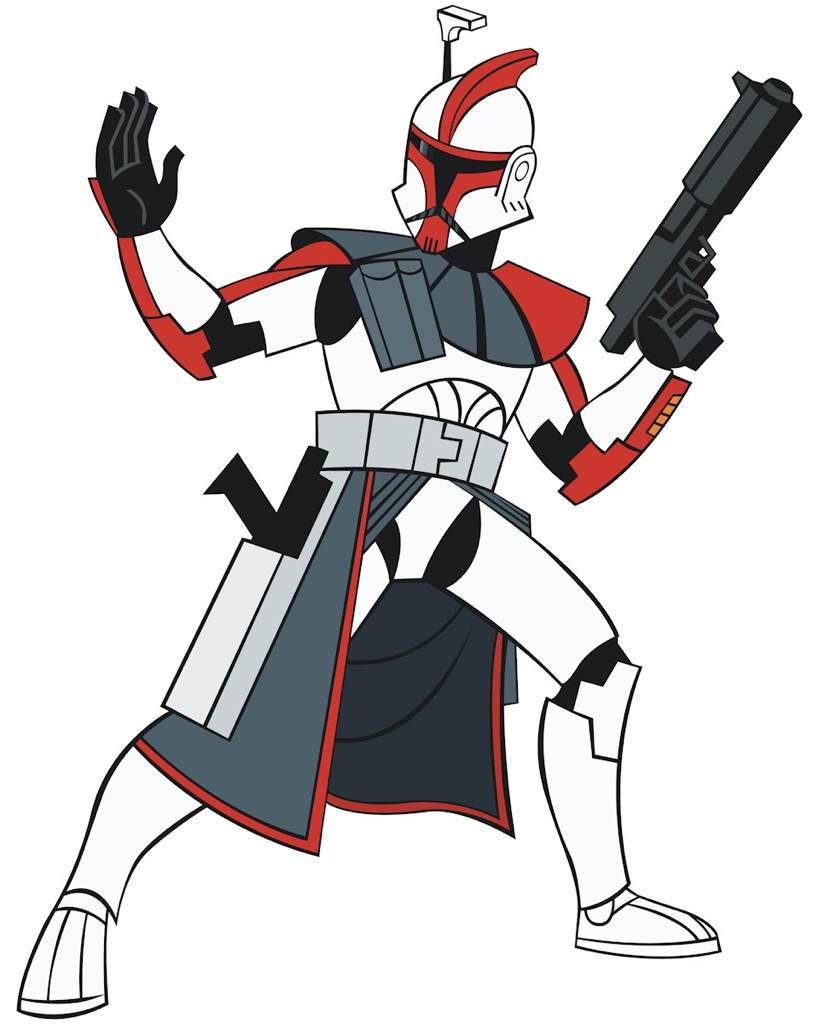 red armor clone trooper