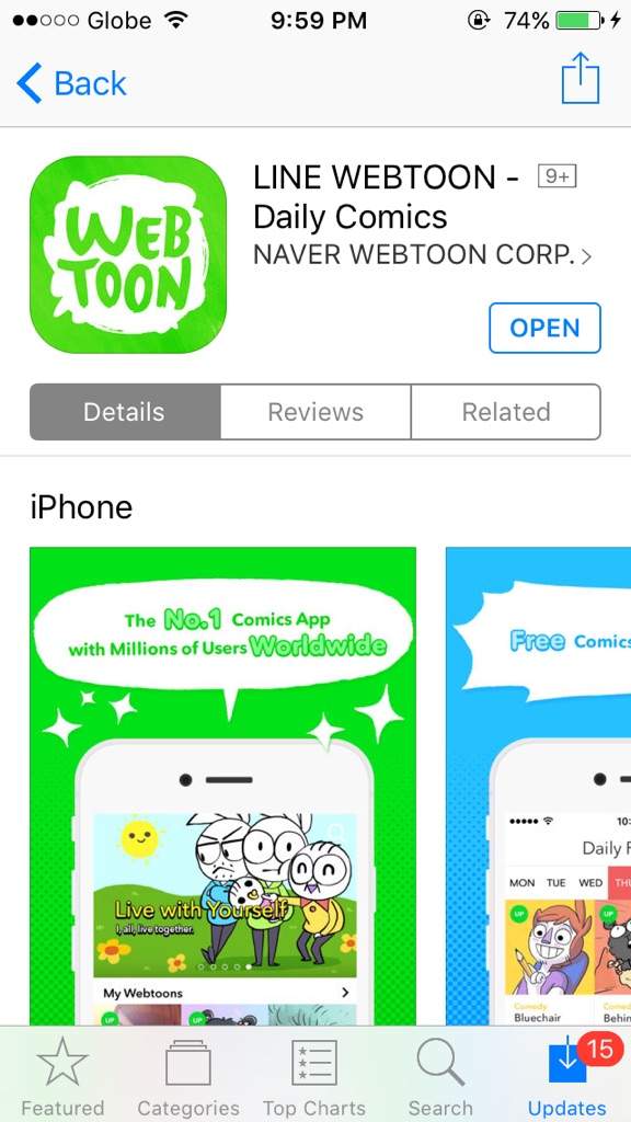 webtoon app keeps closing