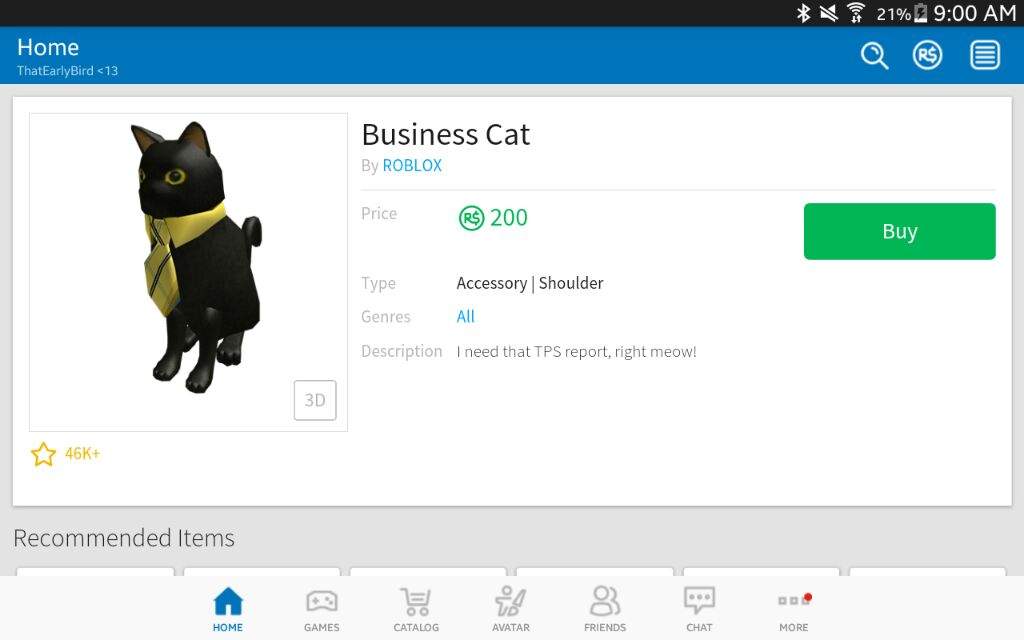 What Roblox Amino - business cat roblox