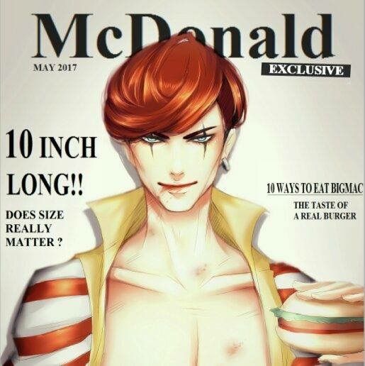 Sexy Ronald Yaoi Mcdonalds Cosplay Amino