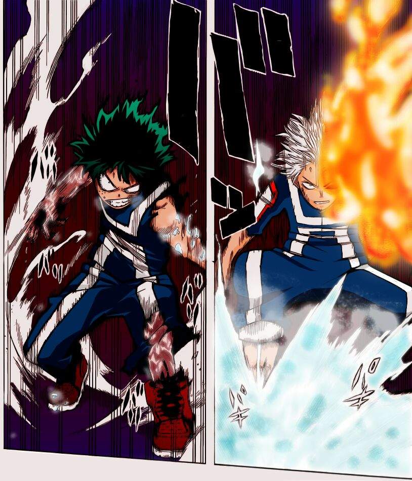 boku no hero midoriya vs