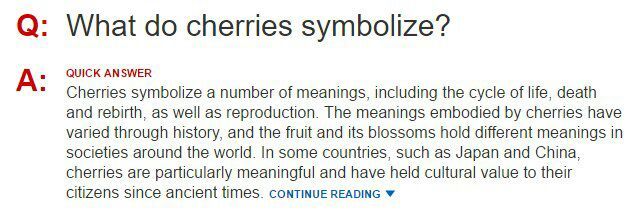 What Does A Cherry Symbolize