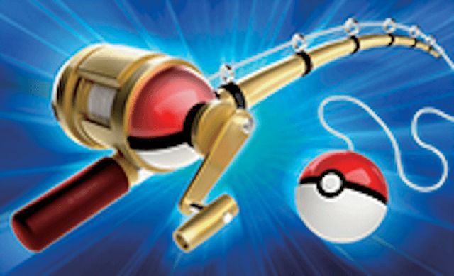 how to use fishing rod in pokemon planet