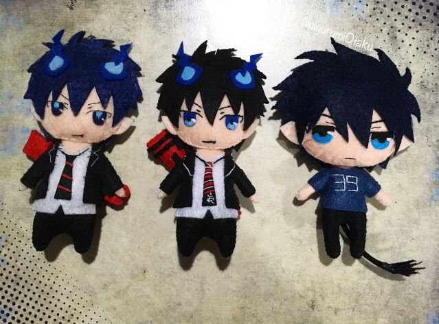 blue exorcist plush