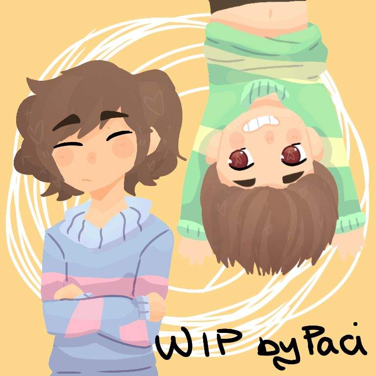 Why so serious? (Chara and Frisk fanart) | Undertale Amino