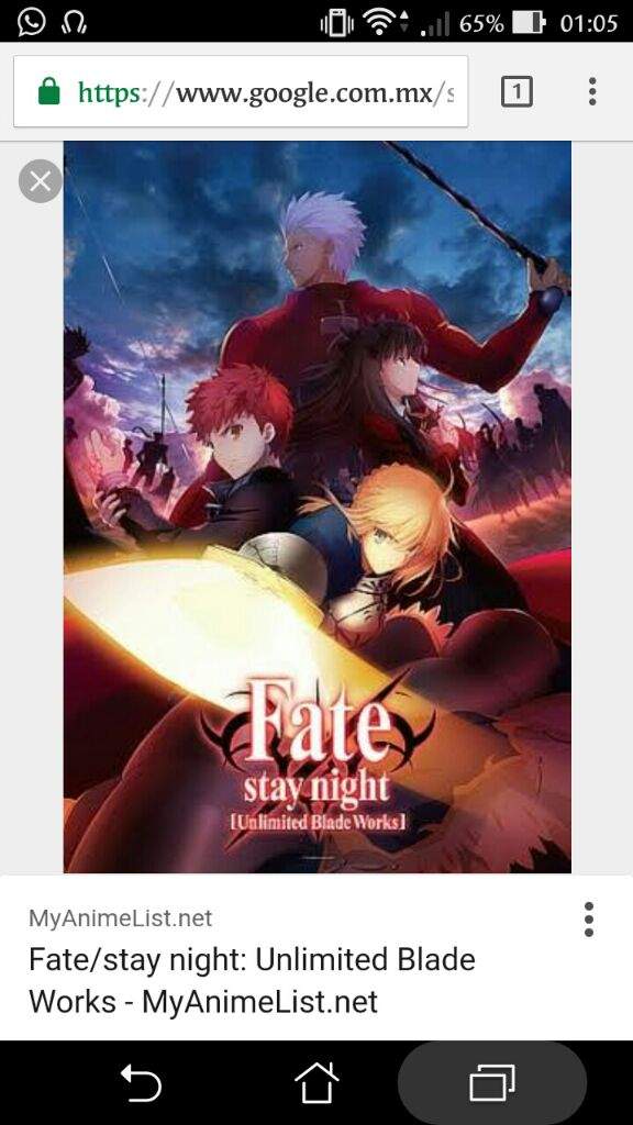 Fate Stay Night Unlimited Blade Works •anime• Amino 3297