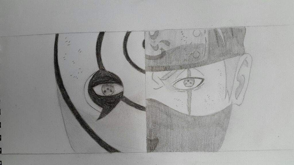 Kakashi and Obito Drawing | Naruto Amino