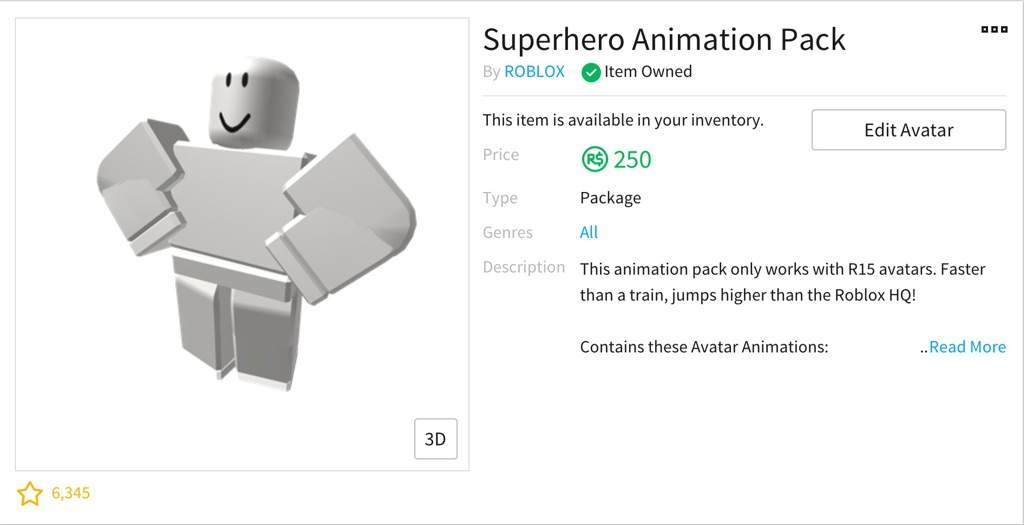 Cartoony Animation Package Roblox Animation Packaging