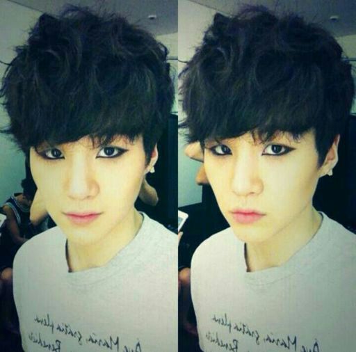 Min Yoongi with Black Hair💞  ARMY's Amino