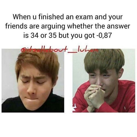 [BTS] Exams Memes | ARMY's Amino