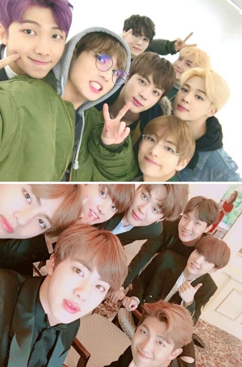 BTS group selfies 2013~2017 | ARMY's Amino