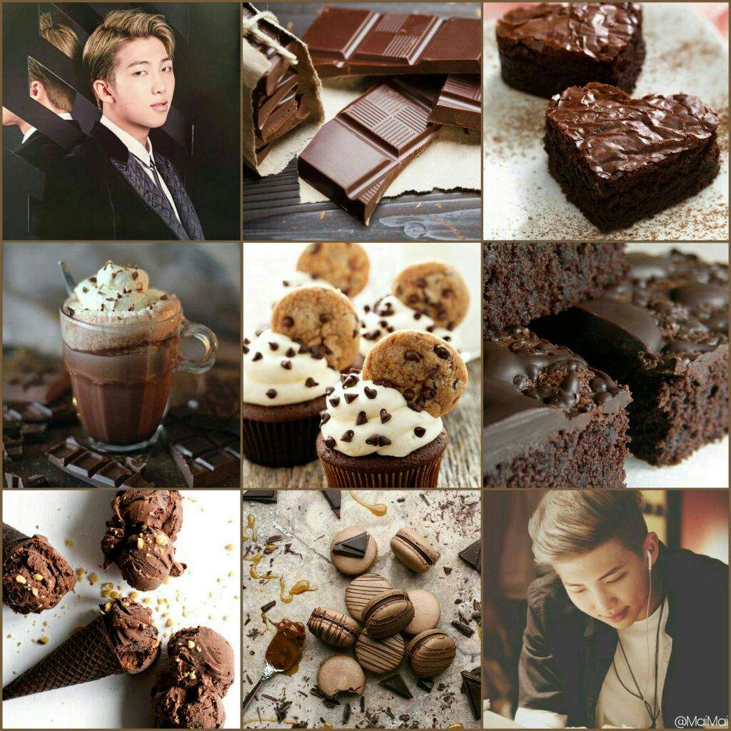 BTS Hyung Line Chocolate Aesthetics BTS ARMY's Moodboards Amino