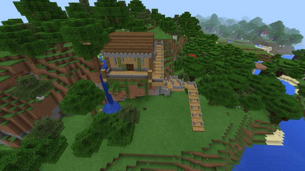 Cliff Cottage Minecraft Amino