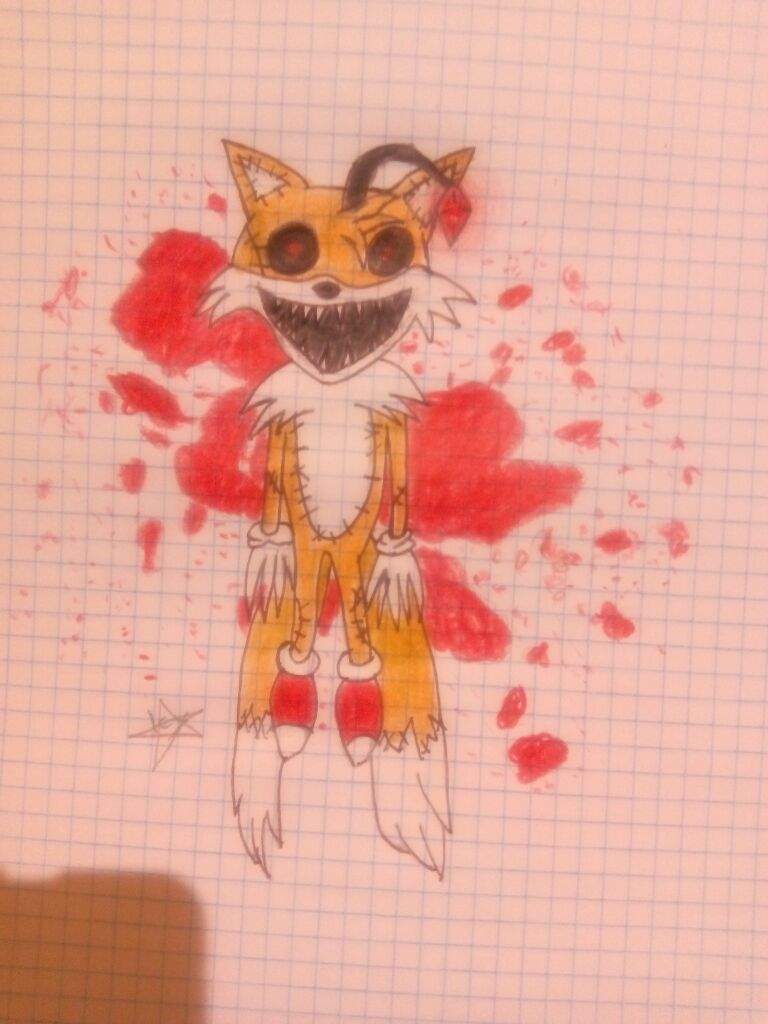 Dibujo de Tails Doll | Aprendiendo a Dibujar Amino