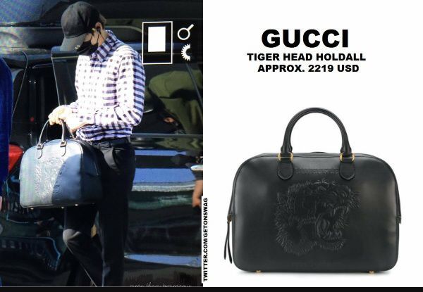 kim taehyung gucci bag