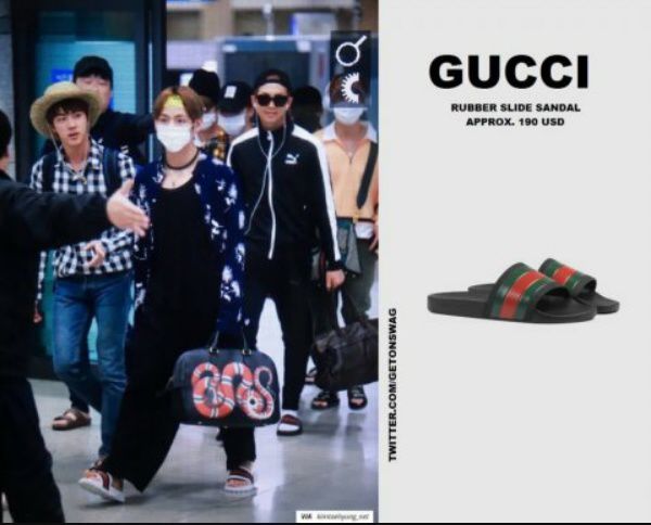 kim taehyung gucci bag