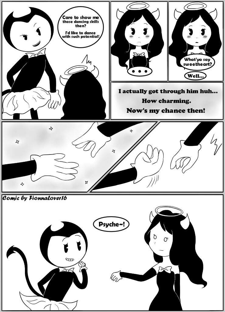 Dancing || Comic ft. Bendy and Alice | Bendy and the Ink Machine Amino