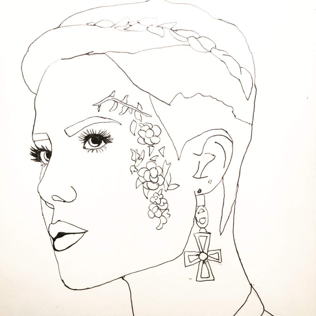 Halsey Coloring Page