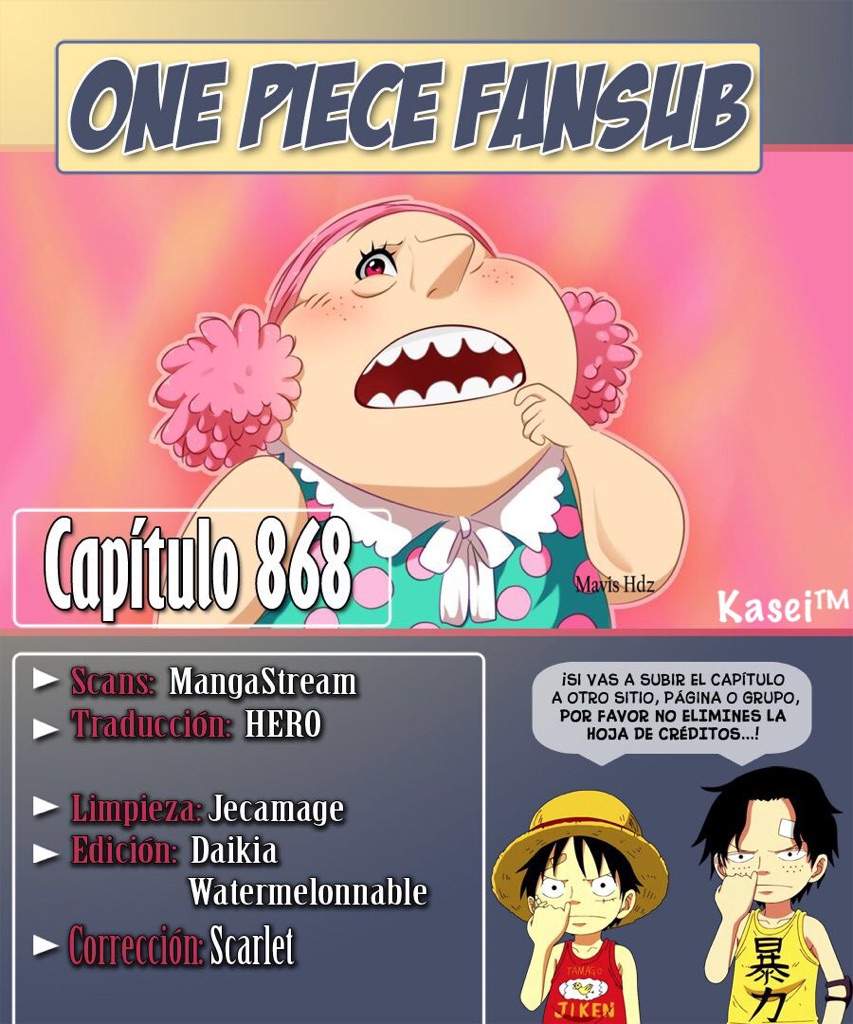 Manga One Piece 868 One Piece Amino