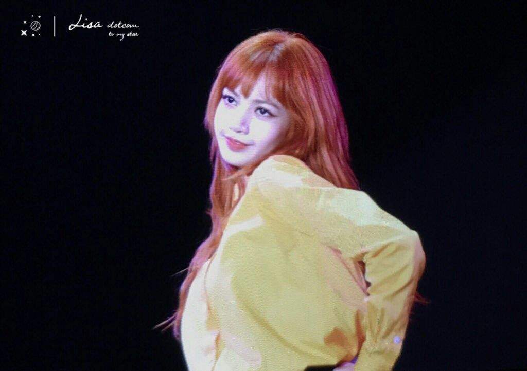 Lisa with orange hair | Lalisa Manoban Amino