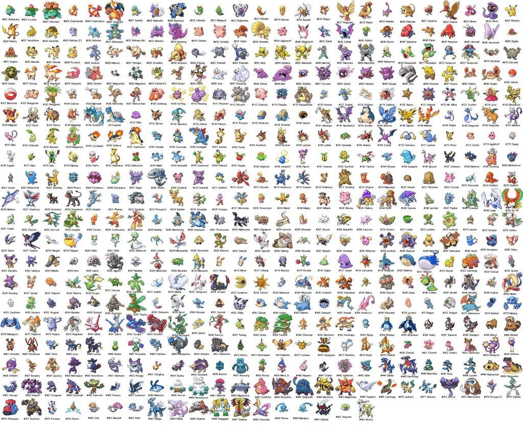 100 Pokemon!! | Pokémon Amino