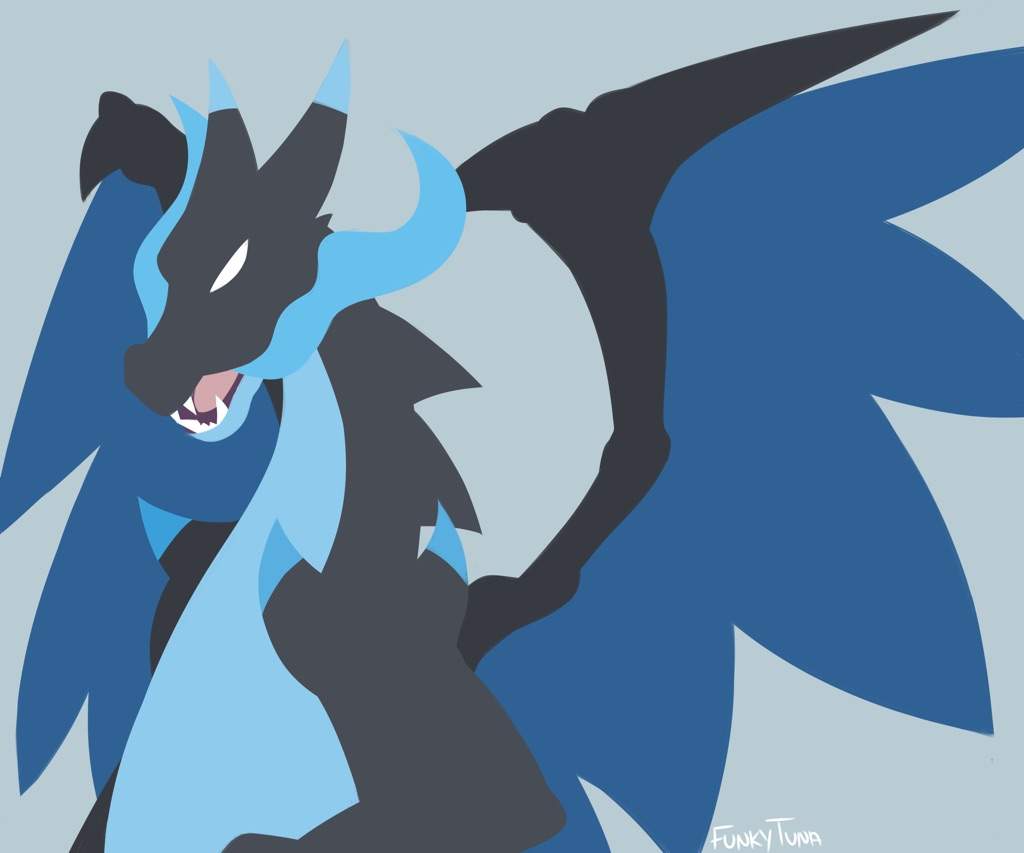 Mega Charizard X drawing | Pokémon Amino