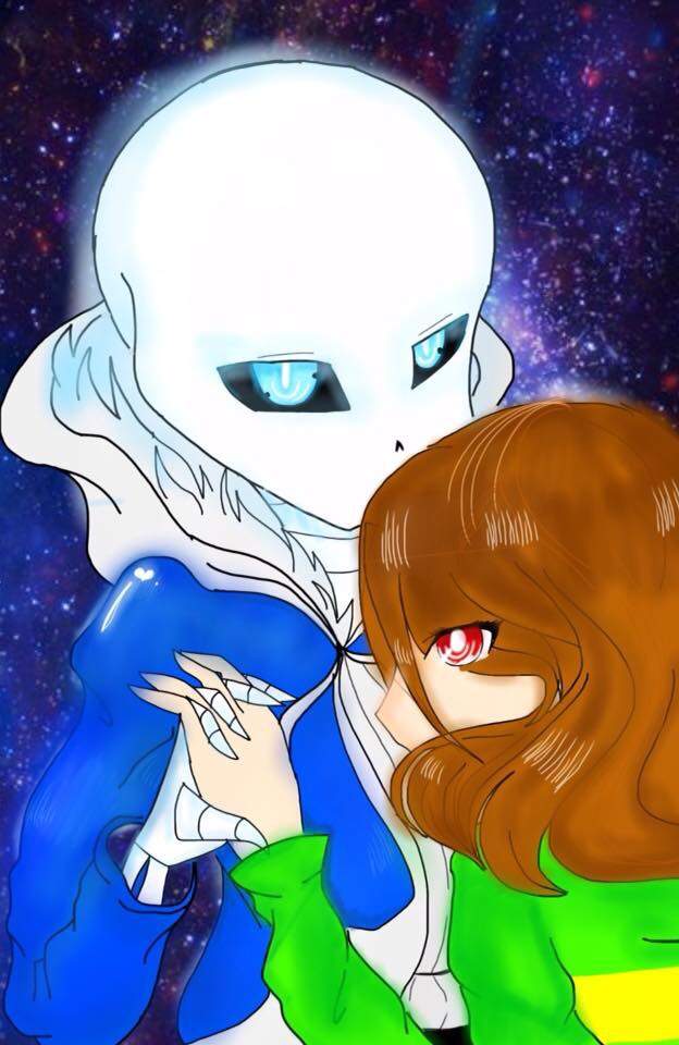 Another Sans X Chara Undertale Amino