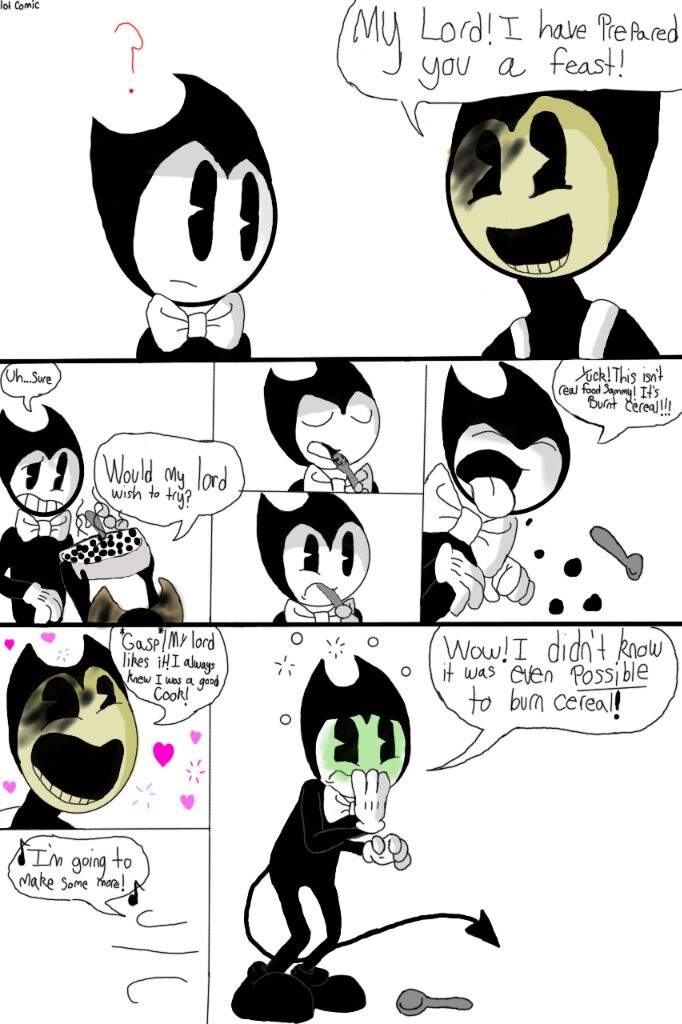 Sammy cooks food for Bendy | Bendy and the Ink Machine Amino