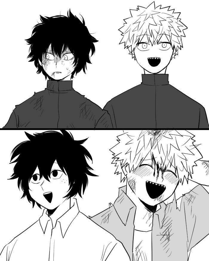 The prototypes of the MHA characters.