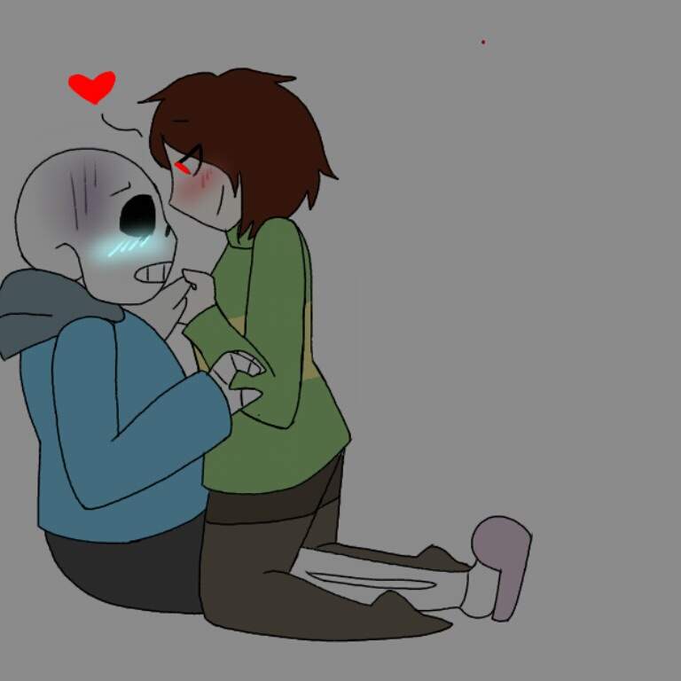 Sans X Chara Undertale Amino 