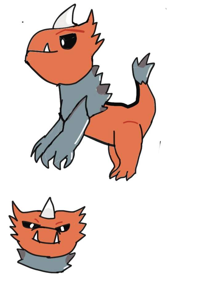 my bearded dragon fakemon | Pokémon Amino